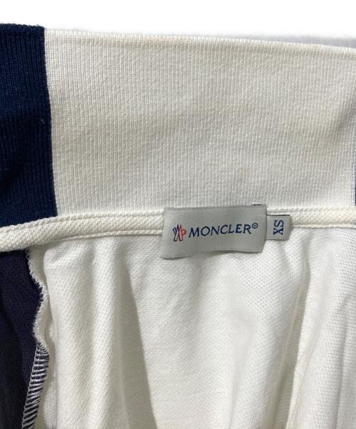 MONCLER（モンクレール）MONCLER (モンクレール) ロングポロシャツ ホワイト サイズ:XSの古着・服飾アイテム