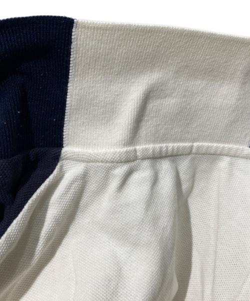 MONCLER（モンクレール）MONCLER (モンクレール) ロングポロシャツ ホワイト サイズ:XSの古着・服飾アイテム