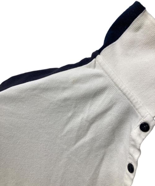 MONCLER（モンクレール）MONCLER (モンクレール) ロングポロシャツ ホワイト サイズ:XSの古着・服飾アイテム