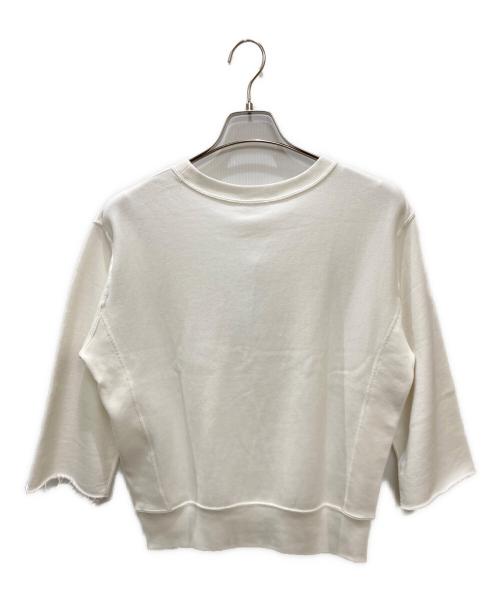 Champion（チャンピオン）Champion (チャンピオン) ダメージ加工スウェット ホワイト サイズ:Mの古着・服飾アイテム