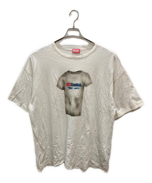 DIESEL（ディーゼル）DIESEL (ディーゼル) T Boxt N12 ホワイト サイズ:XLの古着・服飾アイテム