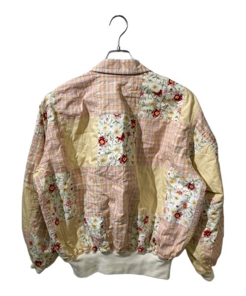 PINK HOUSE（ピンクハウス）PINK HOUSE (ピンクハウス) 花柄ブルゾン ピンクベージュ サイズ:Freeの古着・服飾アイテム