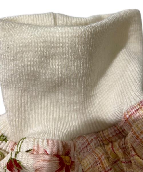 PINK HOUSE（ピンクハウス）PINK HOUSE (ピンクハウス) 花柄ブルゾン ピンクベージュ サイズ:Freeの古着・服飾アイテム