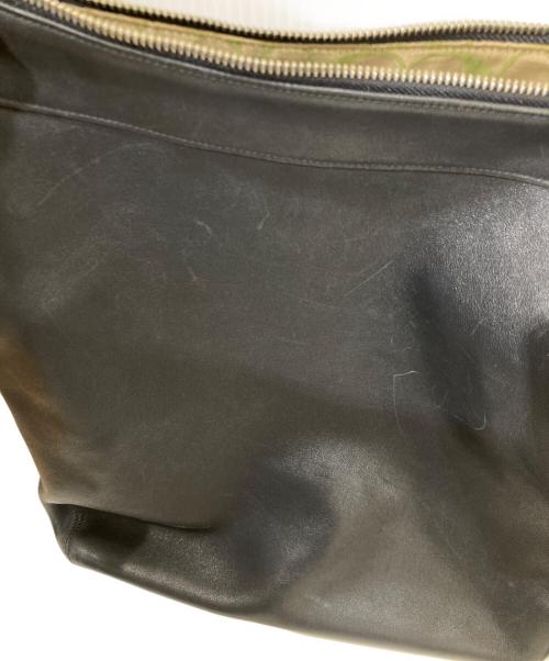 COACH（コーチ）COACH (コーチ) レザーショルダーバッグ ブラックの古着・服飾アイテム