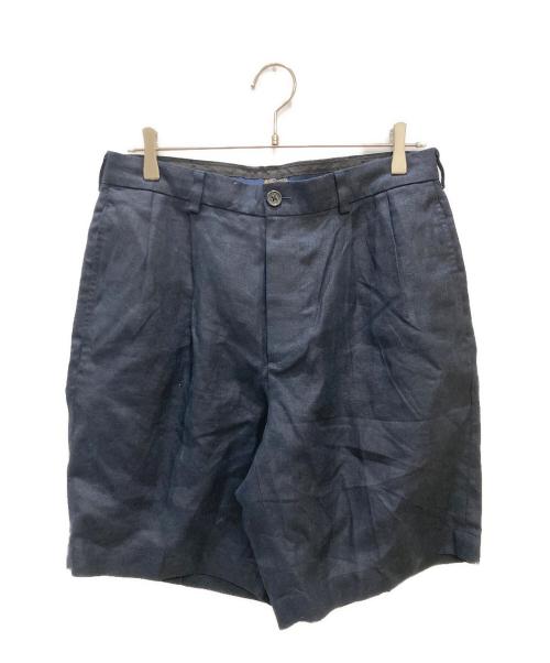 BROOKS BROTHERS（ブルックスブラザーズ）BROOKS BROTHERS (ブルックスブラザーズ) リネンハーフパンツ ネイビー サイズ:W32の古着・服飾アイテム