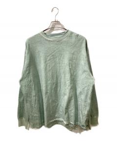 中古・古着通販】doublet (ダブレット) BLEACHED POLO SHIRT グレー