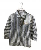 USED古着ユーズドフルギ）の古着「ヴィンテージプリズナースリーピングジャケット」｜ブルー×ホワイト