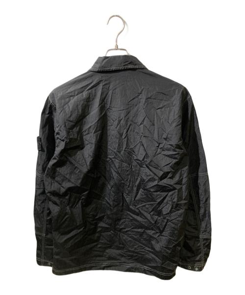 STONE ISLAND（ストーンアイランド）STONE ISLAND (ストーンアイランド) ナイロンメタルライトウェイトブルゾン / ジャケット ブラック サイズ:Lの古着・服飾アイテム