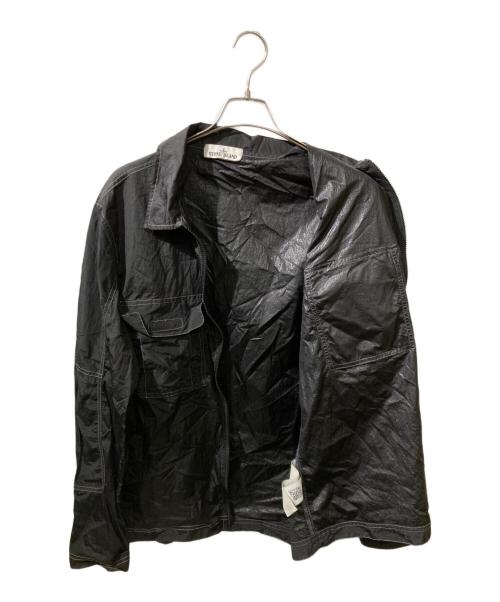 STONE ISLAND（ストーンアイランド）STONE ISLAND (ストーンアイランド) ナイロンメタルライトウェイトブルゾン / ジャケット ブラック サイズ:Lの古着・服飾アイテム