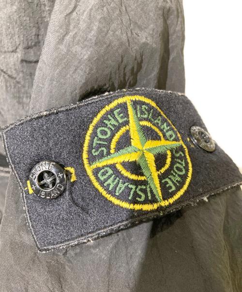 STONE ISLAND（ストーンアイランド）STONE ISLAND (ストーンアイランド) ナイロンメタルライトウェイトブルゾン / ジャケット ブラック サイズ:Lの古着・服飾アイテム