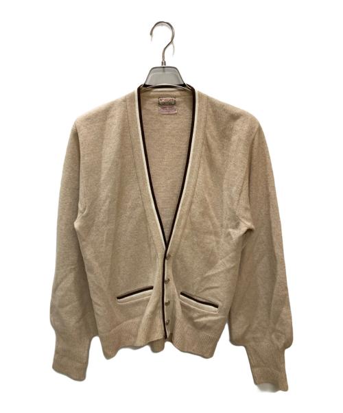 macgregor（マクレガー）macgregor (マクレガー) ヴィンテージメタルボタンウールカーディガン ベージュ サイズ:40の古着・服飾アイテム