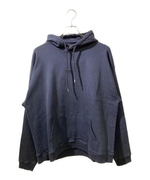 DSQUARED2（ディースクエアード）DSQUARED2 (ディースクエアード) DSQ2エンボスロゴパーカー ネイビー サイズ:Mの古着・服飾アイテム