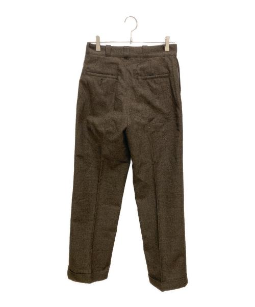 T.T（タイガ タカハシ）T.T (タイガ タカハシ) LOT.201 Work Trousers / ウールスラックう ブラウン サイズ:30の古着・服飾アイテム