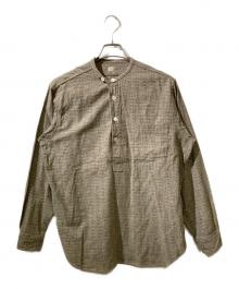 T.T（タイガ タカハシ）の古着「LOT105/Band Collar Shirt P/O」｜グレー