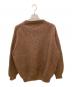 Yves Saint Laurent (イヴサンローラン) YSLパッチ付ウールニット ブラウン サイズ:-：6000円