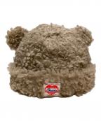 BASICKSベイシックス）の古着「Bear Beanie」｜ベージュ