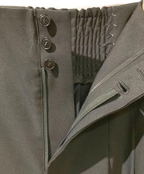 Drawing Numbers（ドローイングナンバーズ）Drawing Numbers (ドローイングナンバーズ) ハイウエストタックワイドパンツ ブラック サイズ:Mの古着・服飾アイテム