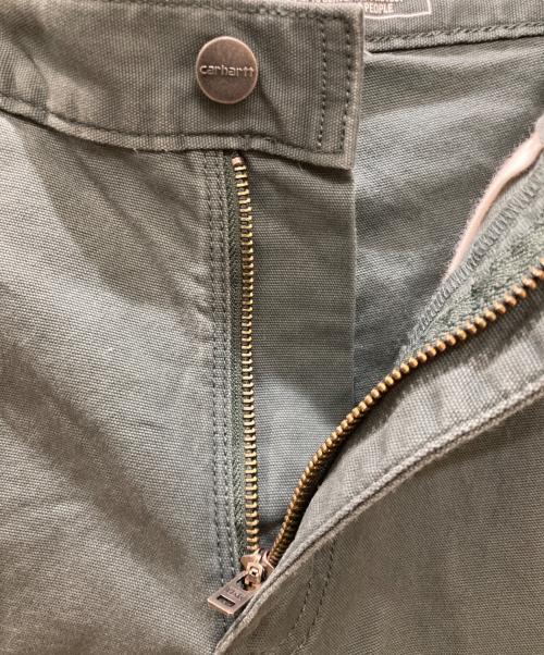 CarHartt（カーハート）CarHartt (カーハート) Rugged Flex Relaxed Fit Canvas Work Short/ペインターハーフパンツ グリーン サイズ:SIZE 81cm (W32)の古着・服飾アイテム