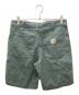 CarHartt (カーハート) Rugged Flex Relaxed Fit Canvas Work Short/ペインターハーフパンツ グリーン サイズ:SIZE 81cm (W32)：4000円