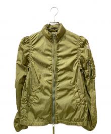 MONCLER（モンクレール）の古着「SARA/パフスリーブナイロンジャケット」｜グリーン