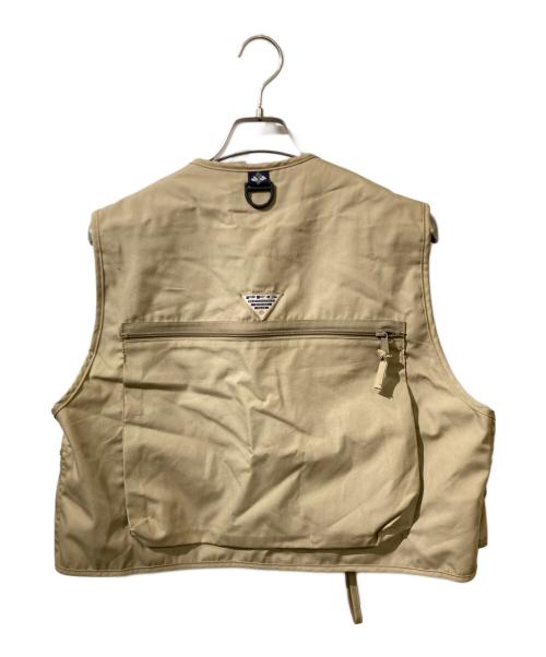Columbia（コロンビア）Columbia (コロンビア) マルチポケットベスト ベージュ サイズ:Lの古着・服飾アイテム