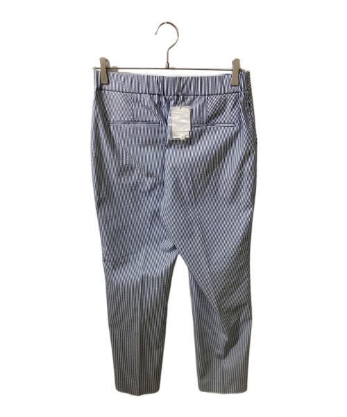 theory luxe（セオリーリュクス）theory luxe (セオリーリュクス) CAROL2/シアサッカーストライプパンツ ネイビー×ホワイト サイズ:SIZE42の古着・服飾アイテム
