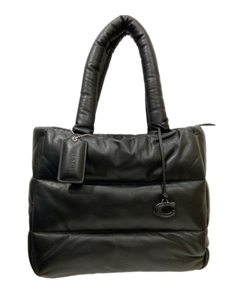 COACH（コーチ）COACH (コーチ) ピロートートバッグ ブラックの古着・服飾アイテム