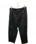 wirrow（ウィロウ）の古着「Cotton Gabardine Tuck Pants」｜ブラック