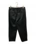 wirrow (ウィロウ) Cotton Gabardine Tuck Pants ブラック サイズ:3：5000円