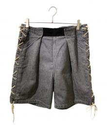 KAPITAL（キャピタル）の古着「Denim Easy Ranch Go Shorts」｜グレー