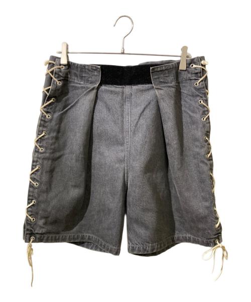 KAPITAL（キャピタル）KAPITAL (キャピタル) Denim Easy Ranch Go Shorts グレー サイズ:Mの古着・服飾アイテム