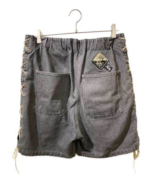 KAPITAL（キャピタル）KAPITAL (キャピタル) Denim Easy Ranch Go Shorts グレー サイズ:Mの古着・服飾アイテム