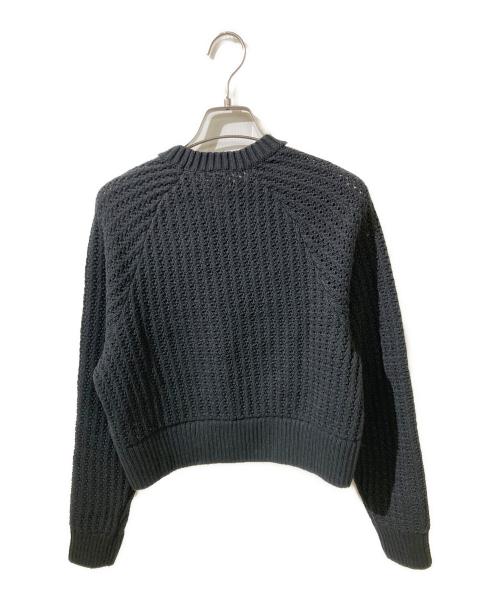 adidas（アディダス）adidas (アディダス) アディカラー ニット クルーネックセーター ブラック サイズ:XSの古着・服飾アイテム