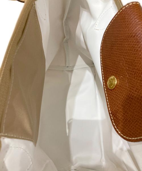 LONGCHAMP（ロンシャン）LONGCHAMP (ロンシャン) プリアージュトートバッグ ベージュの古着・服飾アイテム