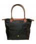 LONGCHAMP (ロンシャン) プリアージュトートーバッグ ブラック：8000円