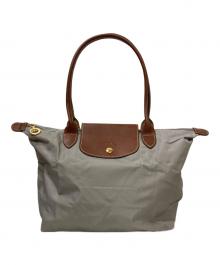 LONGCHAMP（ロンシャン）の古着「プリアージュトートバッグ」｜グレー