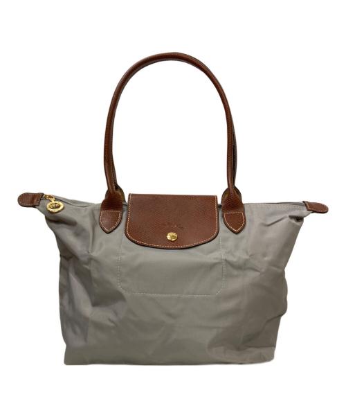 LONGCHAMP（ロンシャン）LONGCHAMP (ロンシャン) プリアージュトートバッグ グレーの古着・服飾アイテム