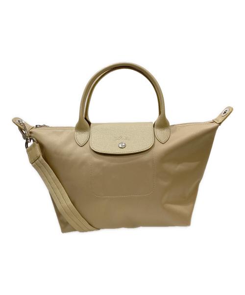 LONGCHAMP（ロンシャン）LONGCHAMP (ロンシャン) ル・プリアージュ ネオ 2WAYバッグ ベージュの古着・服飾アイテム