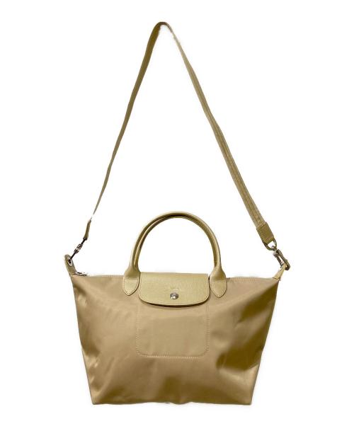 LONGCHAMP（ロンシャン）LONGCHAMP (ロンシャン) ル・プリアージュ ネオ 2WAYバッグ ベージュの古着・服飾アイテム