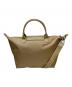 LONGCHAMP (ロンシャン) ル・プリアージュ ネオ 2WAYバッグ ベージュ：8000円
