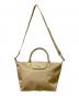 中古・古着 LONGCHAMP (ロンシャン) ル・プリアージュ ネオ 2WAYバッグ ベージュ：8000円
