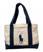 POLO RALPH LAURENポロ・ラルフローレン）の古着「スクールトートバッグ」｜ベージュ