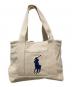 POLO RALPH LAUREN（ポロ・ラルフローレン）の古着「スクールトートバッグ」｜ベージュ