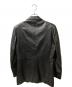 GAULTIER HOMME objet (ゴルチエオムオブジェ) ラムレザー3Bジャケット ブラック サイズ:48：18000円