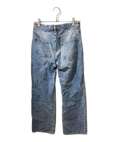 Whim Gazette（ウィムガゼット）Whim Gazette (ウィムガゼット) ポケットデニムパンツ インディゴ サイズ:38の古着・服飾アイテム