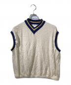 45Rフォーティファイブ・アール）の古着「ドッキングニットベスト」｜ベージュ