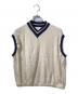 45R（フォーティファイブ・アール）の古着「ドッキングニットベスト」｜ベージュ