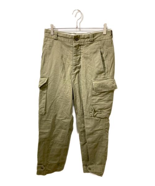 Tangent（タンジェント）Tangent (タンジェント) PIERRE / ピエール TAN06°N アーミーへリンボーン M-47カーゴパンツ オリーブ サイズ:46の古着・服飾アイテム