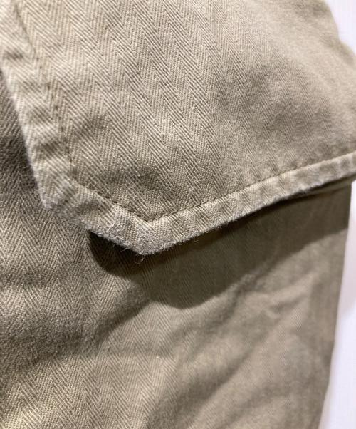 Tangent（タンジェント）Tangent (タンジェント) PIERRE / ピエール TAN06°N アーミーへリンボーン M-47カーゴパンツ オリーブ サイズ:46の古着・服飾アイテム
