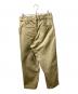 CAHLUMN (カウラム) TC Twill 1 Tuck Pants / ツイルワンタックパンツ チノパン ベージュ サイズ:L：6000円